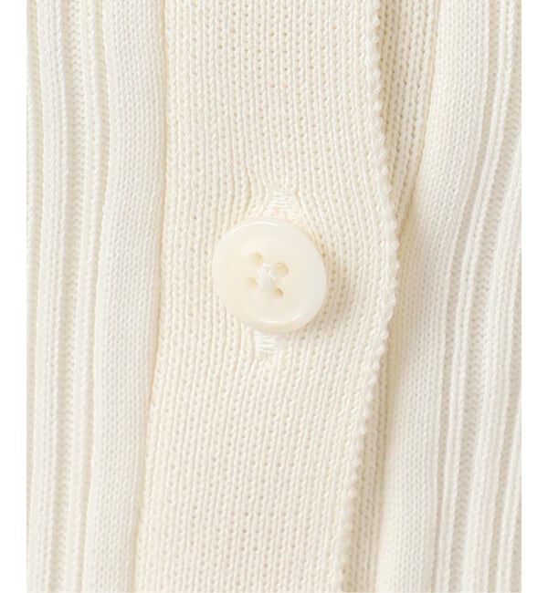 journal standard L'essage「【JANE SMITH】16G RIB HOOD CARDIGAN：ニットカーディガン」|カーディガン|
