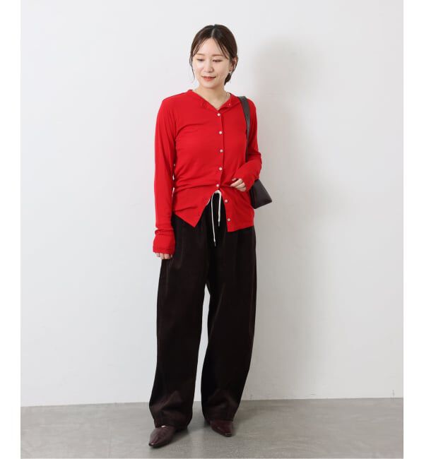 JOURNAL STANDARD「《追加2》ウールMIX シアークルーネックカーディガン」|カーディガン|