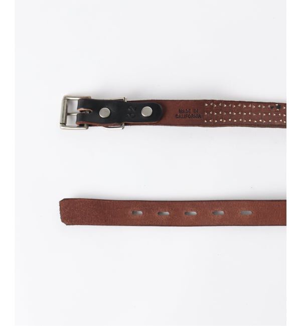 JOURNAL STANDARD「MADE IN CALIF Pylamid Studs 3line Belt」|ベルト|
