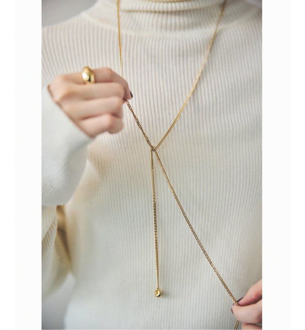 JOURNAL STANDARD relume「《WEB・一部店舗限定》【relume&times;Oyama】チェーン ロングネックレス」|ネックレス|ゴールド