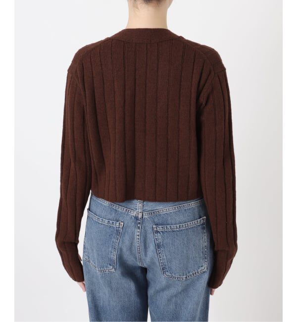 journal standard L'essage「ワイドRIBショートカーディガン」|カーディガン|