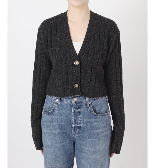 journal standard L'essage「ワイドRIBショートカーディガン」|カーディガン|