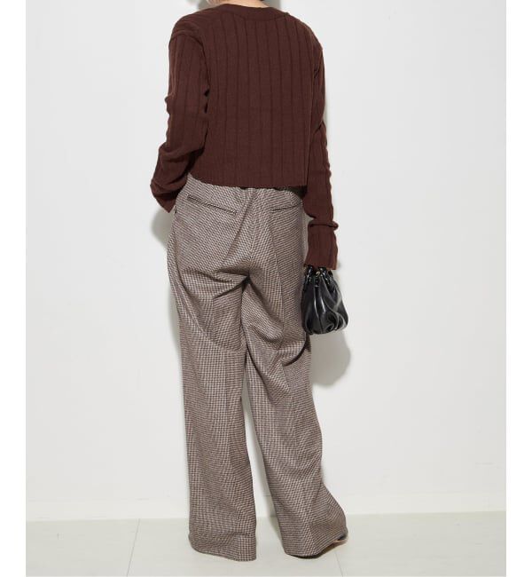 journal standard L'essage「ワイドRIBショートカーディガン」|カーディガン|