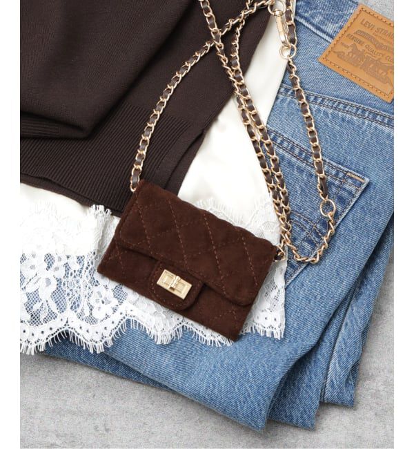 JOURNAL STANDARD relume「【VELETTO/ヴェレット】キルティングチェーンミニバッグ」|ショルダー・メッセンジャー|