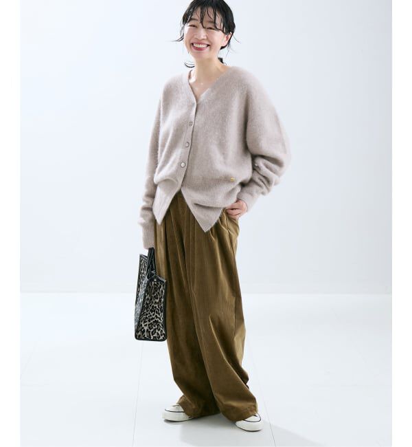 journal standard L'essage「FOX&スーパーファインメリノ カーディガン」|カーディガン|