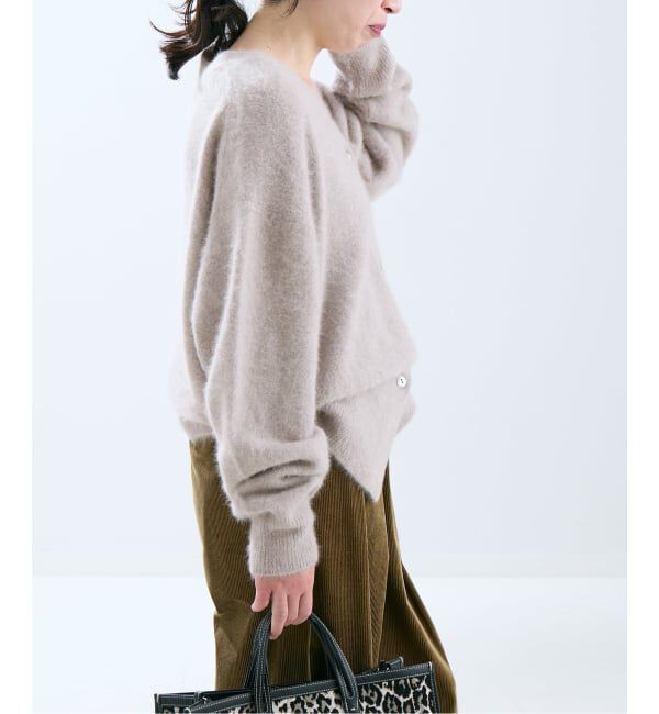 journal standard L'essage「FOX&スーパーファインメリノ カーディガン」|カーディガン|