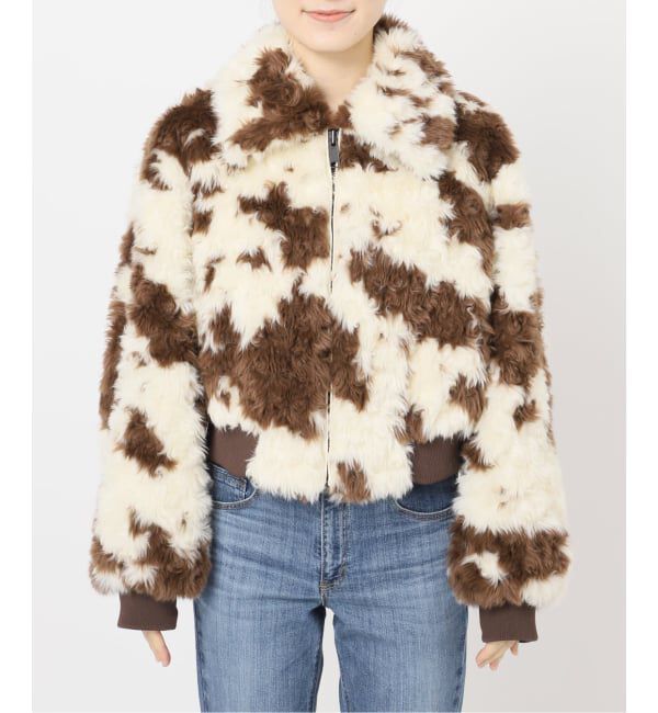 U by SPICK&SPAN「MOLLIOLLI/モリオリ GEGE AVIATOR CROPPED JUMPER」|その他|