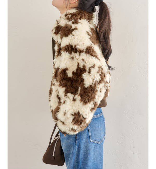 U by SPICK&SPAN「MOLLIOLLI/モリオリ GEGE AVIATOR CROPPED JUMPER」|その他|