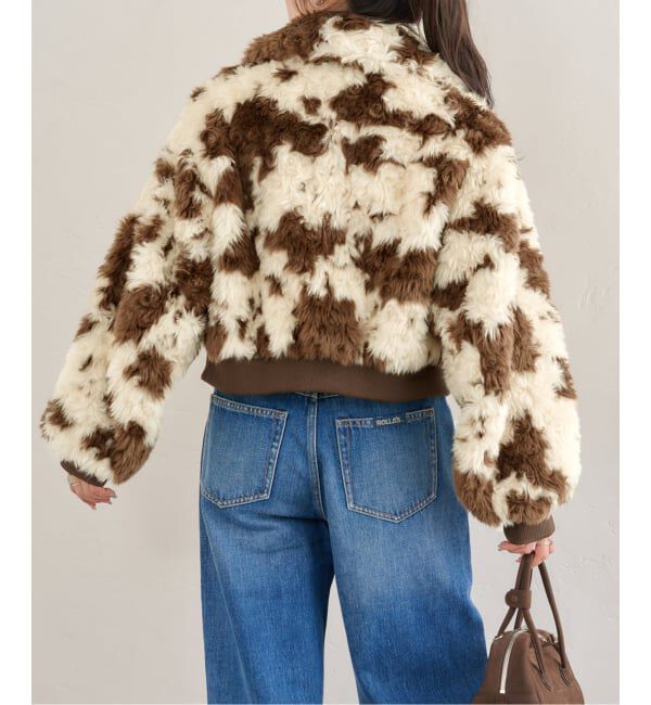 U by SPICK&SPAN「MOLLIOLLI/モリオリ GEGE AVIATOR CROPPED JUMPER」|その他|