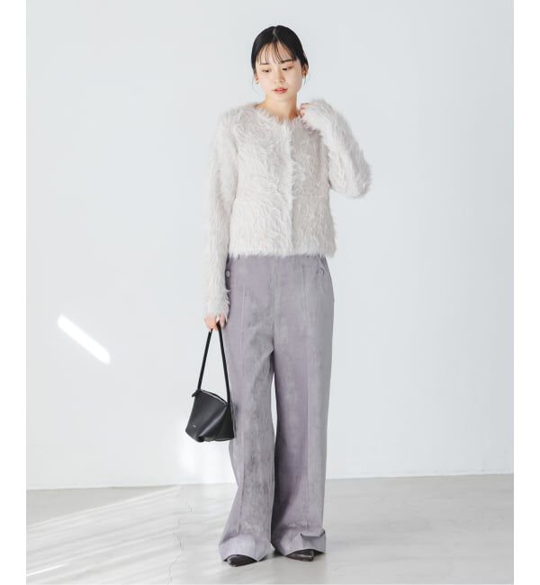 NOBLE「スパンコールシャギーニットカーディガン」|カーディガン|