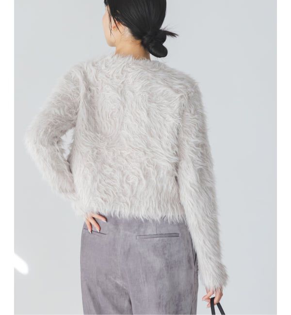 NOBLE「スパンコールシャギーニットカーディガン」|カーディガン|