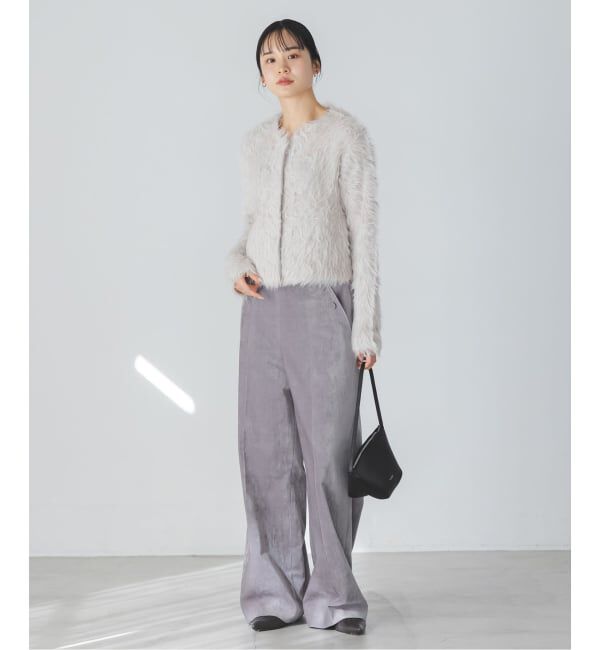 NOBLE「スパンコールシャギーニットカーディガン」|カーディガン|