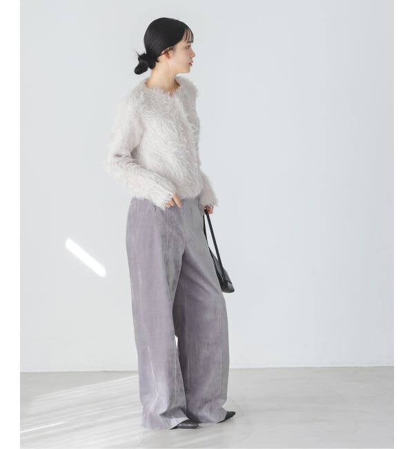 NOBLE「スパンコールシャギーニットカーディガン」|カーディガン|