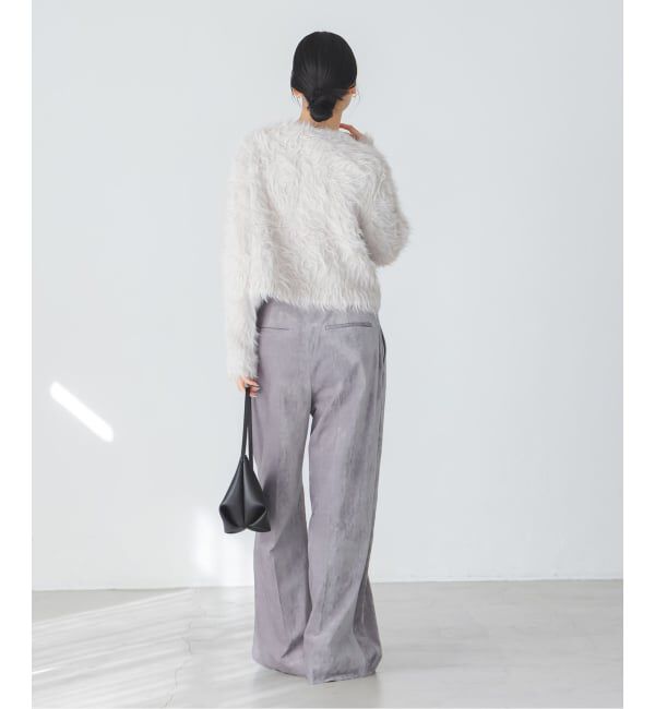 NOBLE「スパンコールシャギーニットカーディガン」|カーディガン|