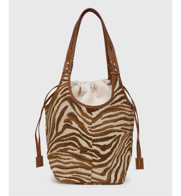 Spick and Span「《一部店舗+WEB限定》A VACATION/ア ヴァケーション TENT ZEBRA/A」|トートバッグ|