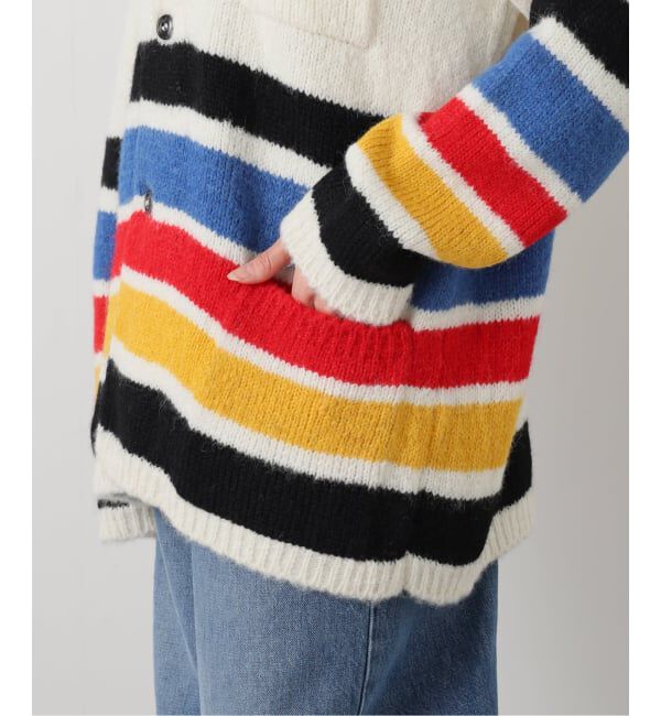 FRAMeWORK「MONITALY/モニタリー shaggy italian jail ジャケット」|カーディガン|