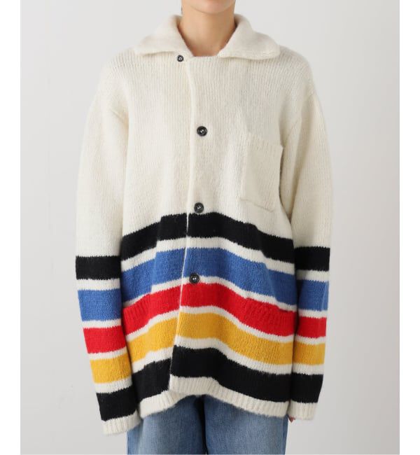 FRAMeWORK「MONITALY/モニタリー shaggy italian jail ジャケット」|カーディガン|