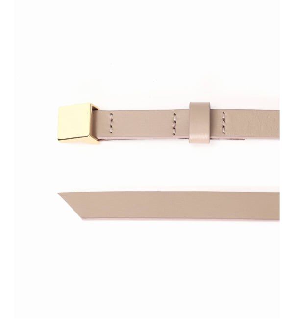 NOBLE「LEFIJE/レフィエ スクエアバックルベルト(1.4cm)」|ベルト|