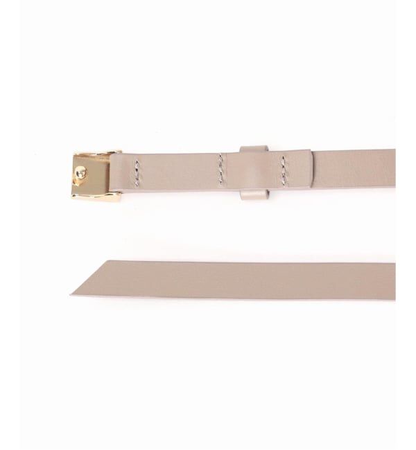 NOBLE「LEFIJE/レフィエ スクエアバックルベルト(1.4cm)」|ベルト|