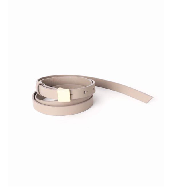 NOBLE「LEFIJE/レフィエ スクエアバックルベルト(1.4cm)」|ベルト|