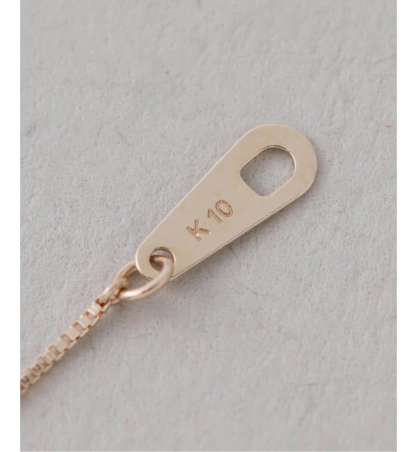 Lilas by Spick&Span「《WEB限定》ドロップパールYチェーンネックレス K10」|ネックレス|