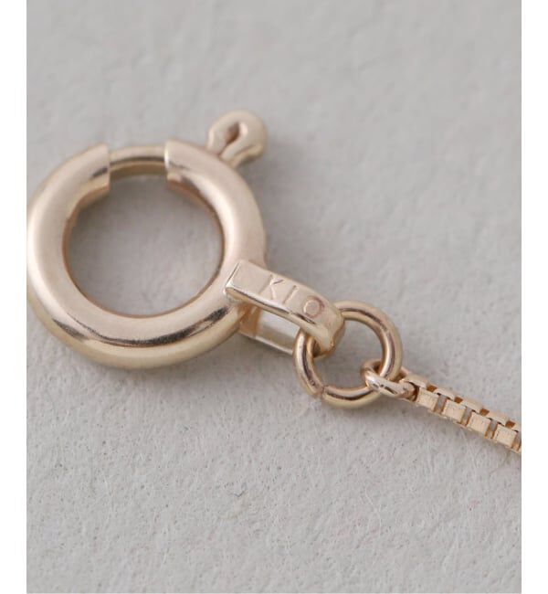 Lilas by Spick&Span「《WEB限定》ドロップパールYチェーンネックレス K10」|ネックレス|