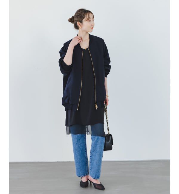 NOBLE「シアーレイヤーリバーシブルワンピース」|ワンピース|