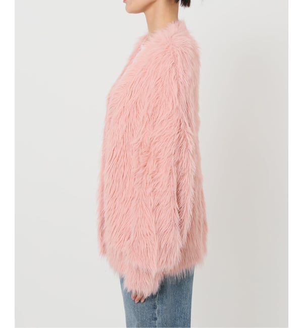  「【洗える】フェザーヤーンカーディガン」|カーディガン|