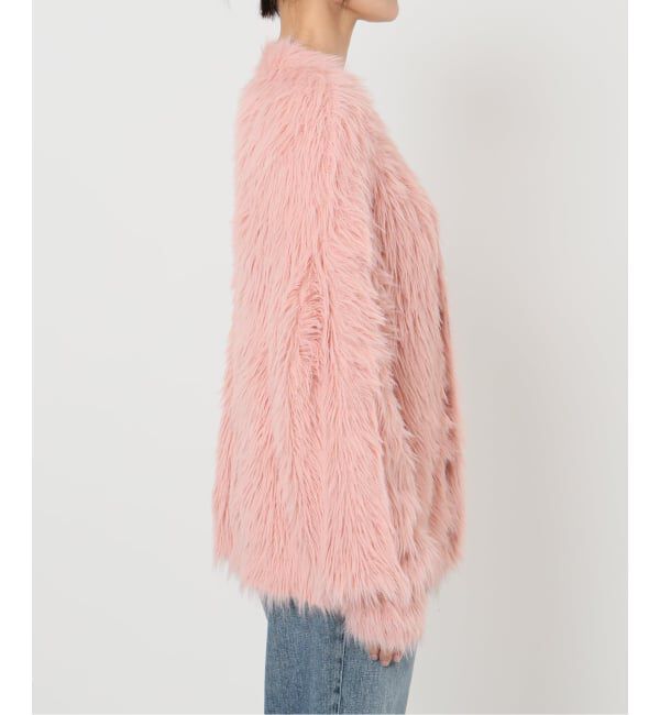  「【洗える】フェザーヤーンカーディガン」|カーディガン|