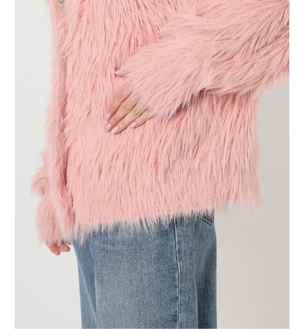  「【洗える】フェザーヤーンカーディガン」|カーディガン|