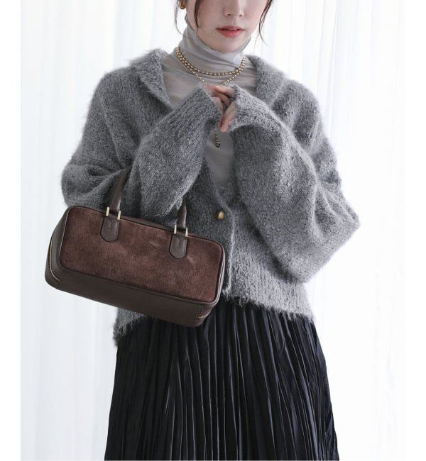  「【洗える】ポップヤーンボレロカーディガン」|カーディガン|