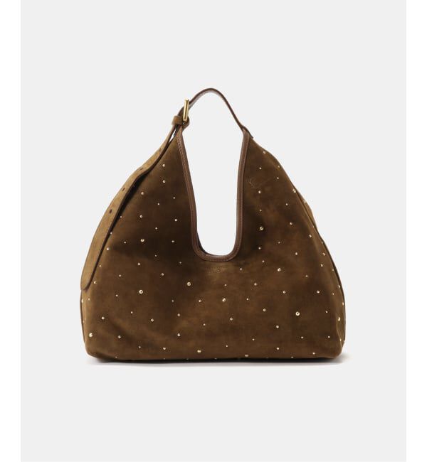 GRISE「CHRISTIAN VILLA /クリスチャンヴィラ STUDS TRIANGLE BAG」|ハンドバッグ|キャメル