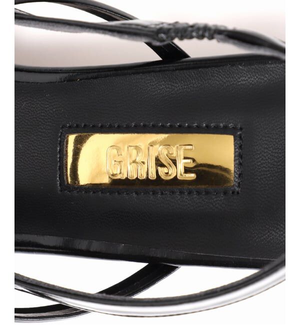 GRISE「《予約》GRISE4cmポインテッドUカットストラップスリングバック」|パンプス|