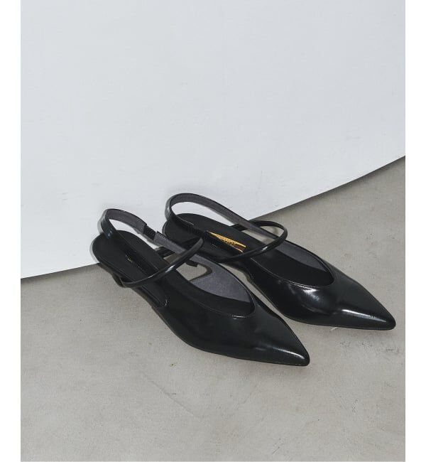 GRISE「《予約》GRISE4cmポインテッドUカットストラップスリングバック」|パンプス|