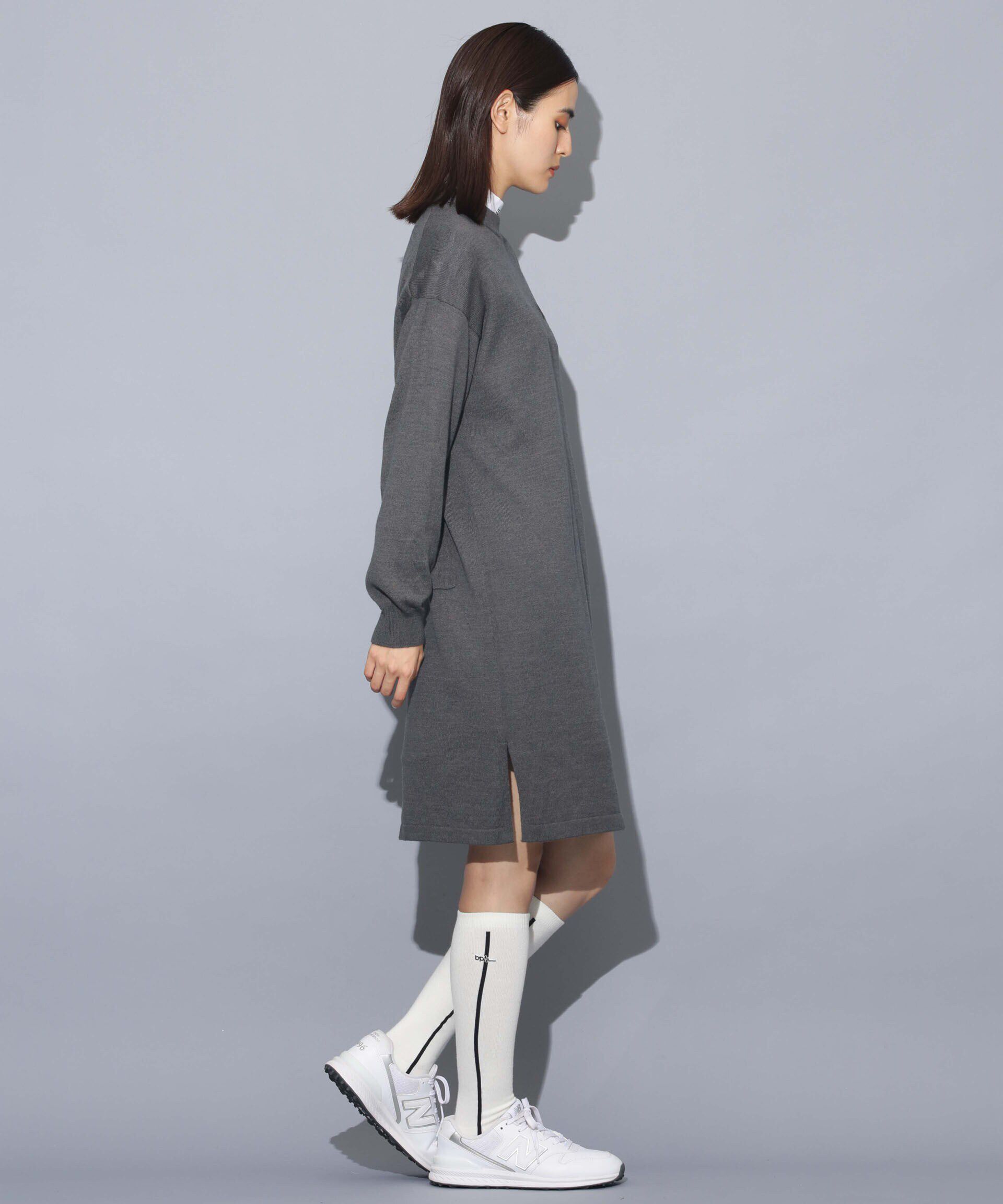 nano･universe「beats per minute/モックネックニットワンピース」|ワンピース|