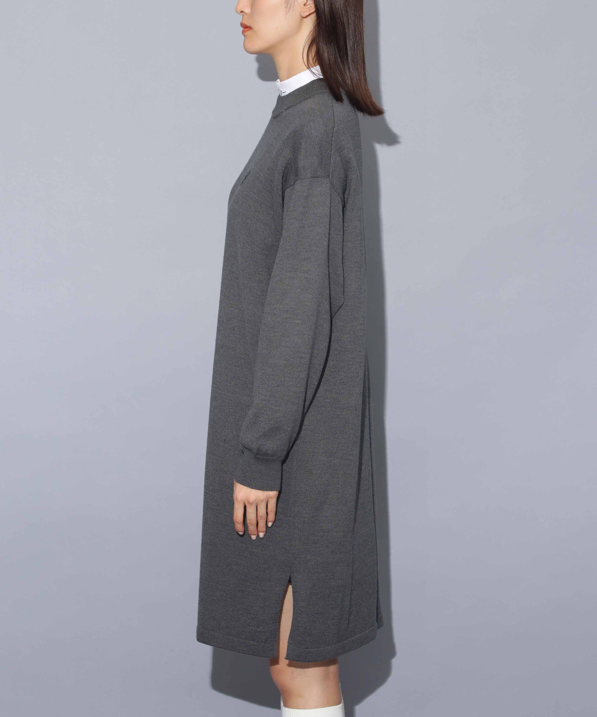 nano･universe「beats per minute/モックネックニットワンピース」|ワンピース|