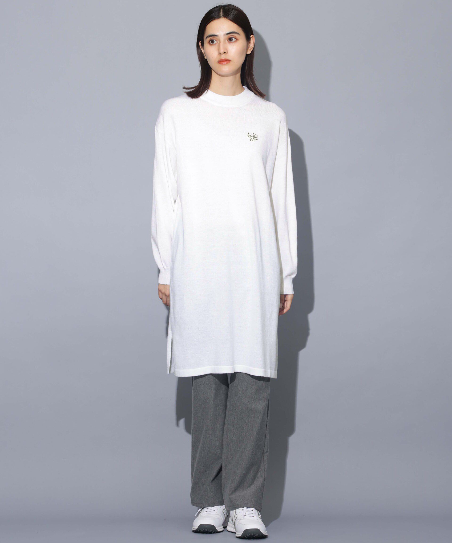 nano･universe「beats per minute/モックネックニットワンピース」|ワンピース|