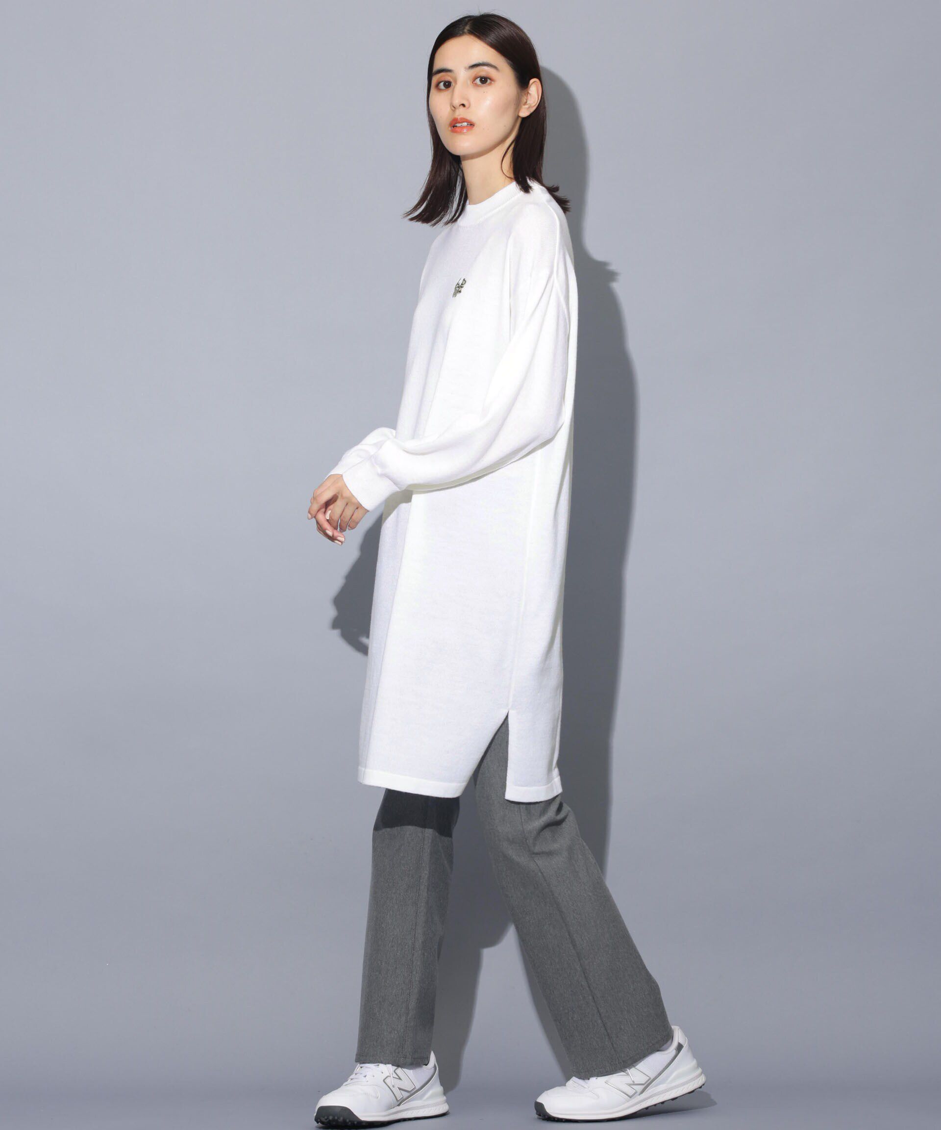 nano･universe「beats per minute/モックネックニットワンピース」|ワンピース|