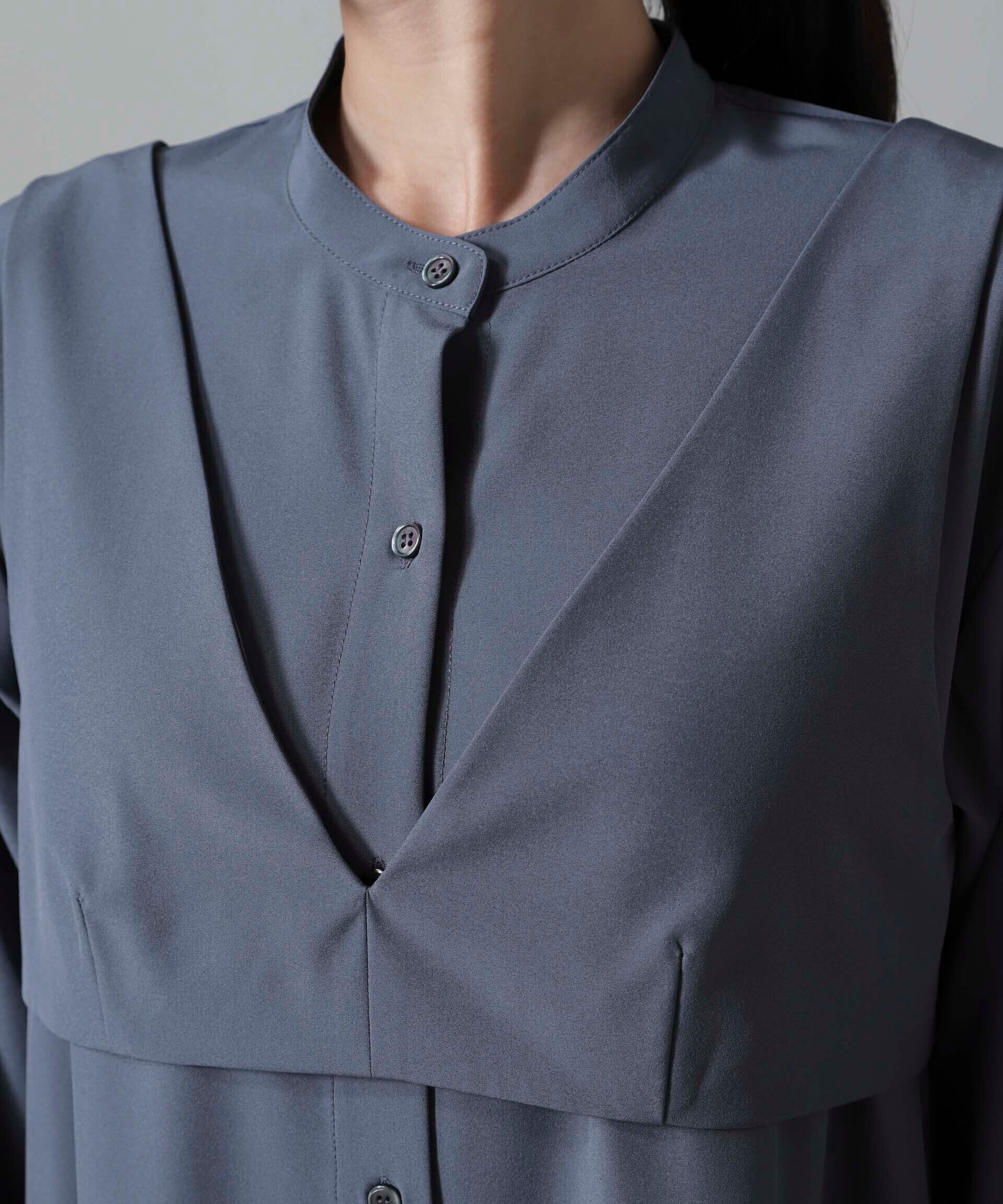 nano･universe「ビスチェセットシャツワンピース」|ワンピース|