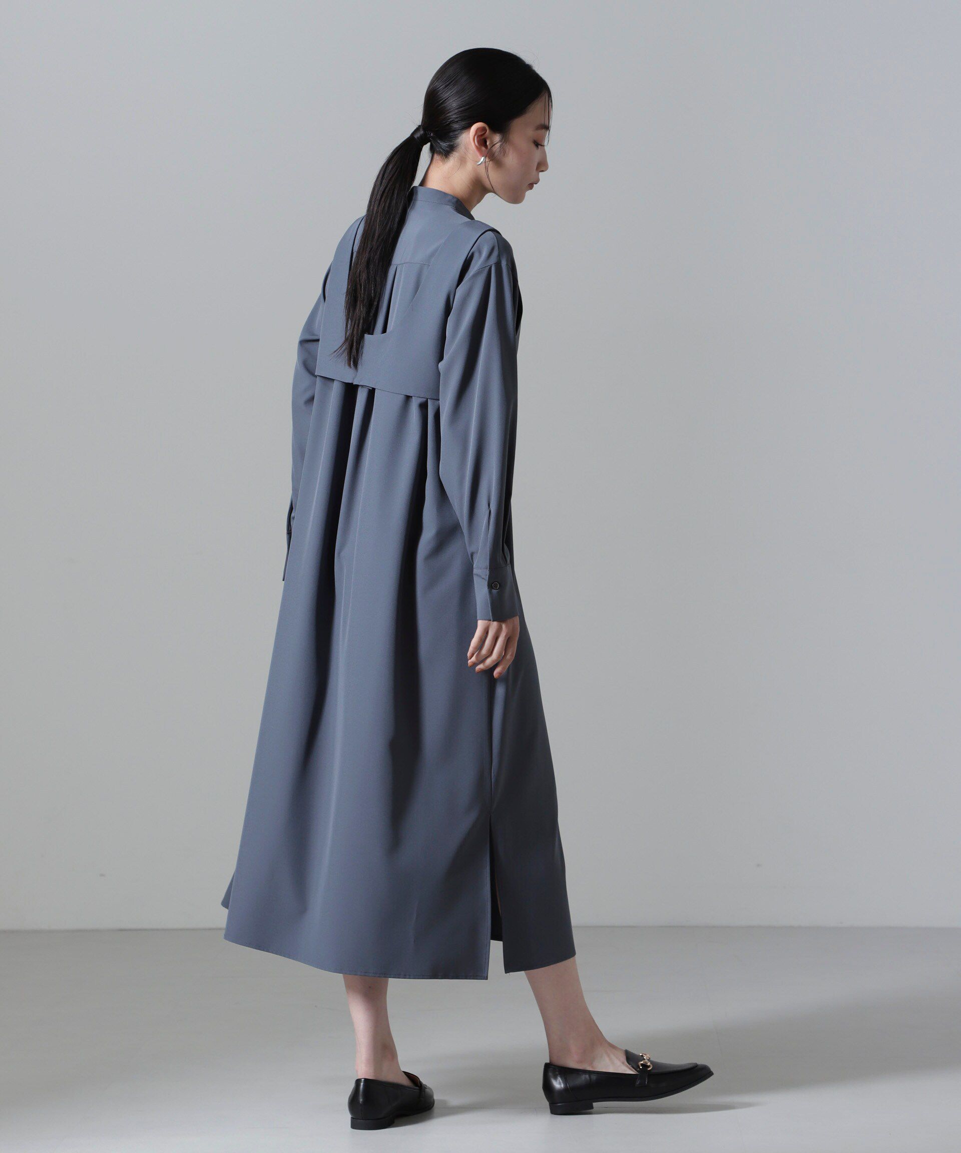 nano･universe「ビスチェセットシャツワンピース」|ワンピース|