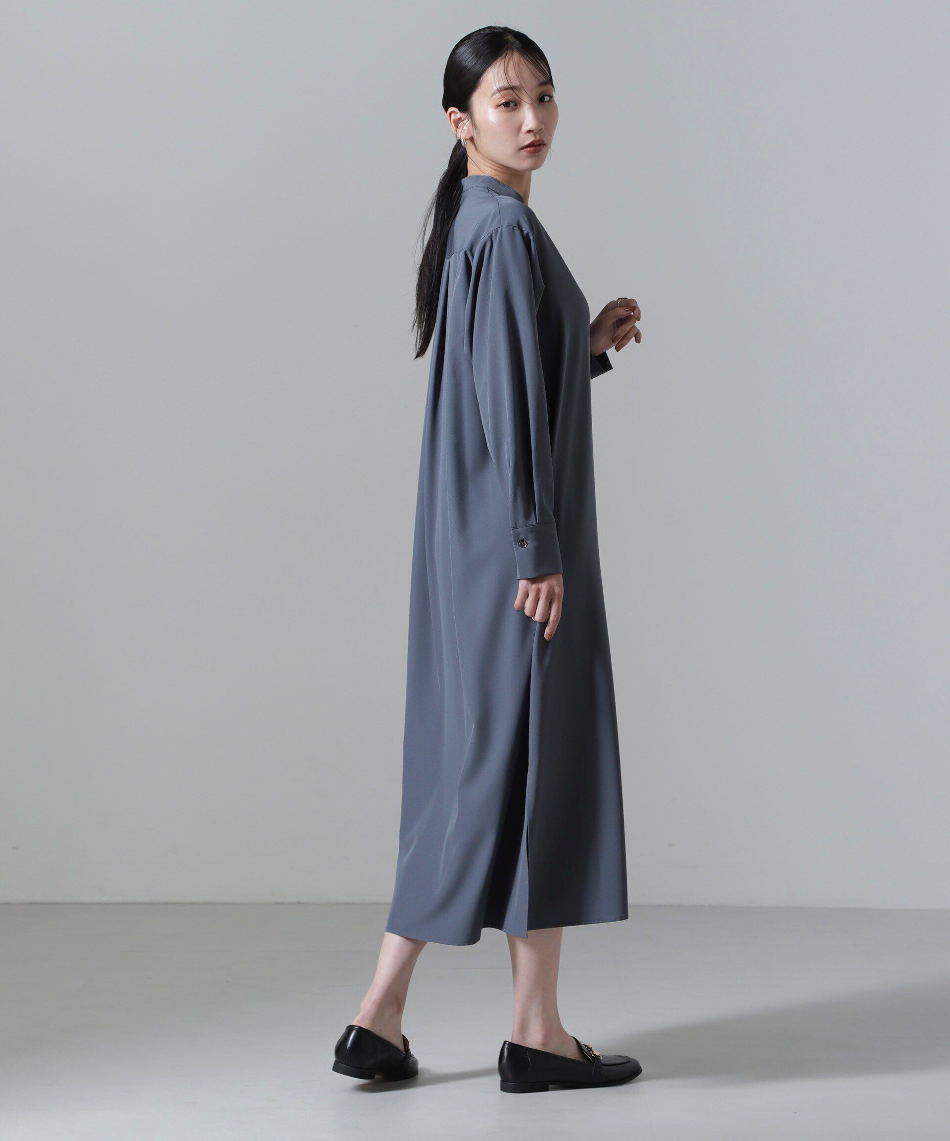 nano･universe「ビスチェセットシャツワンピース」|ワンピース|