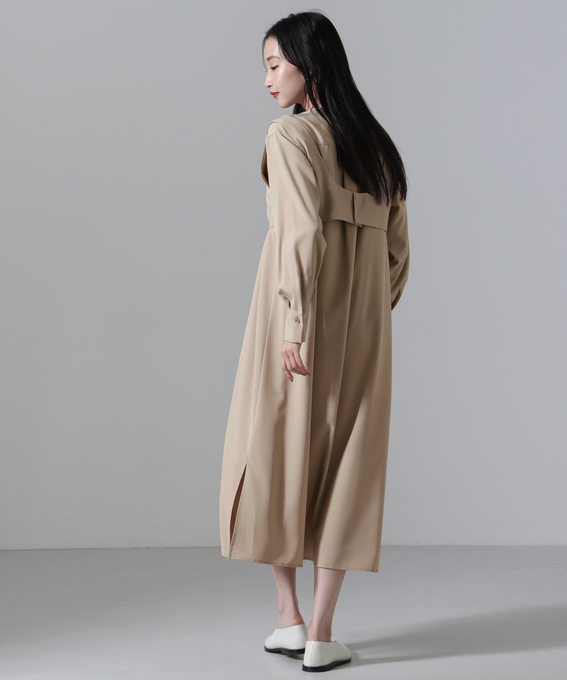 nano･universe「ビスチェセットシャツワンピース」|ワンピース|