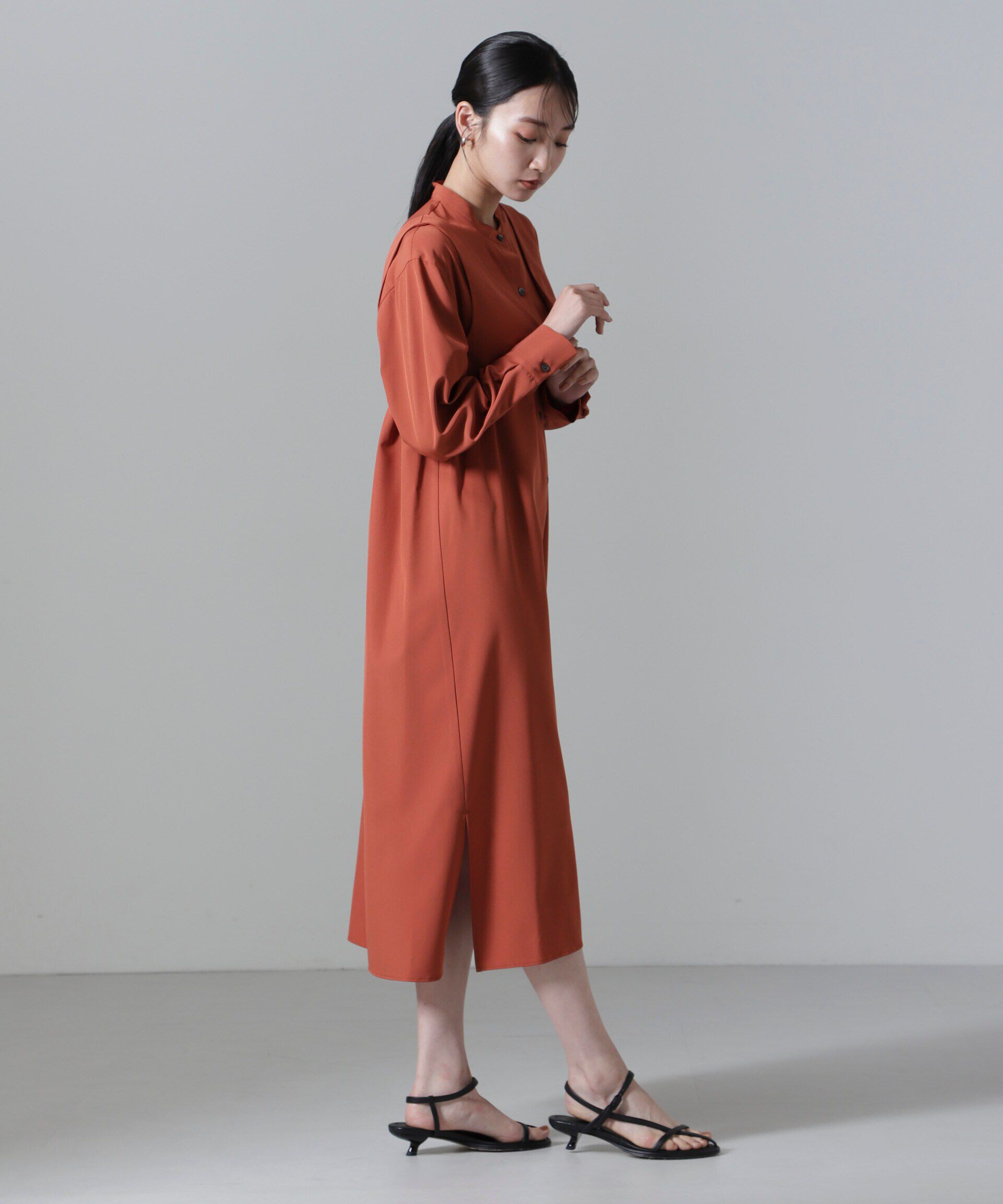 nano･universe「ビスチェセットシャツワンピース」|ワンピース|