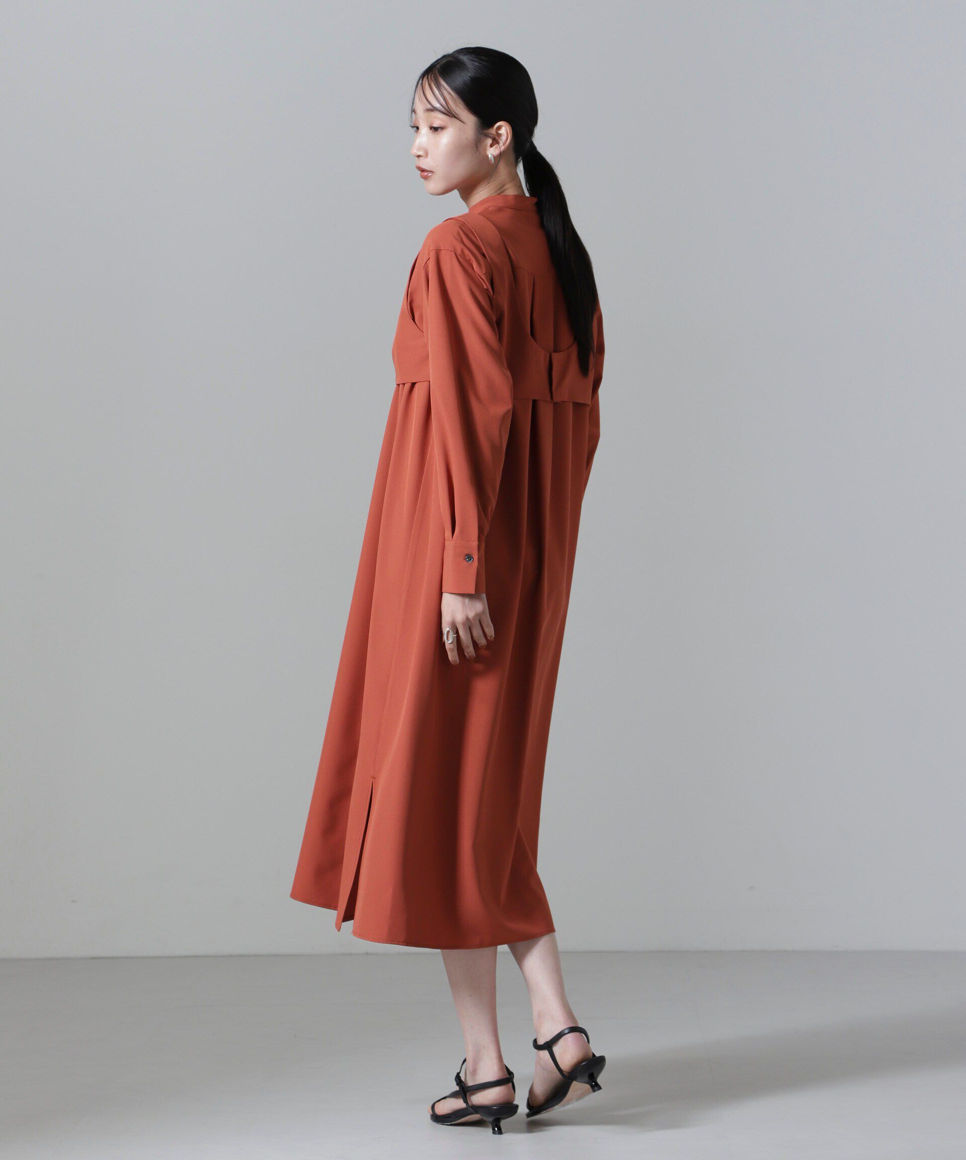 nano･universe「ビスチェセットシャツワンピース」|ワンピース|