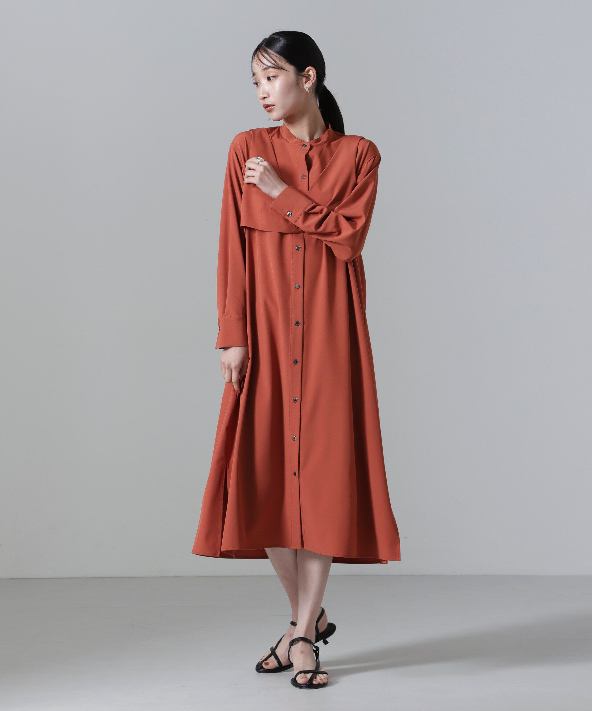 nano･universe「ビスチェセットシャツワンピース」|ワンピース|