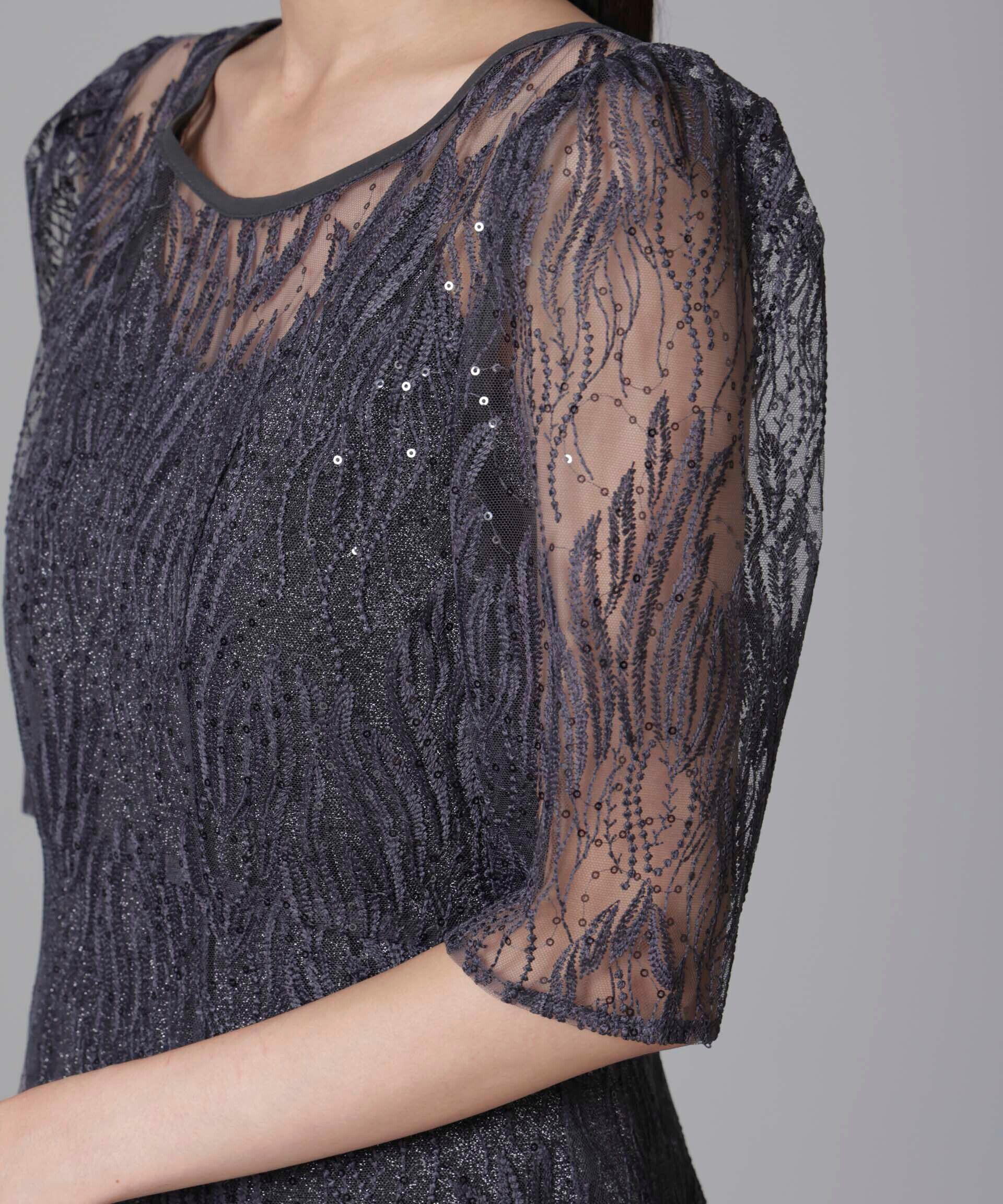 nano･universe「kaene/スパンコールアネモネドレス」|ワンピース|