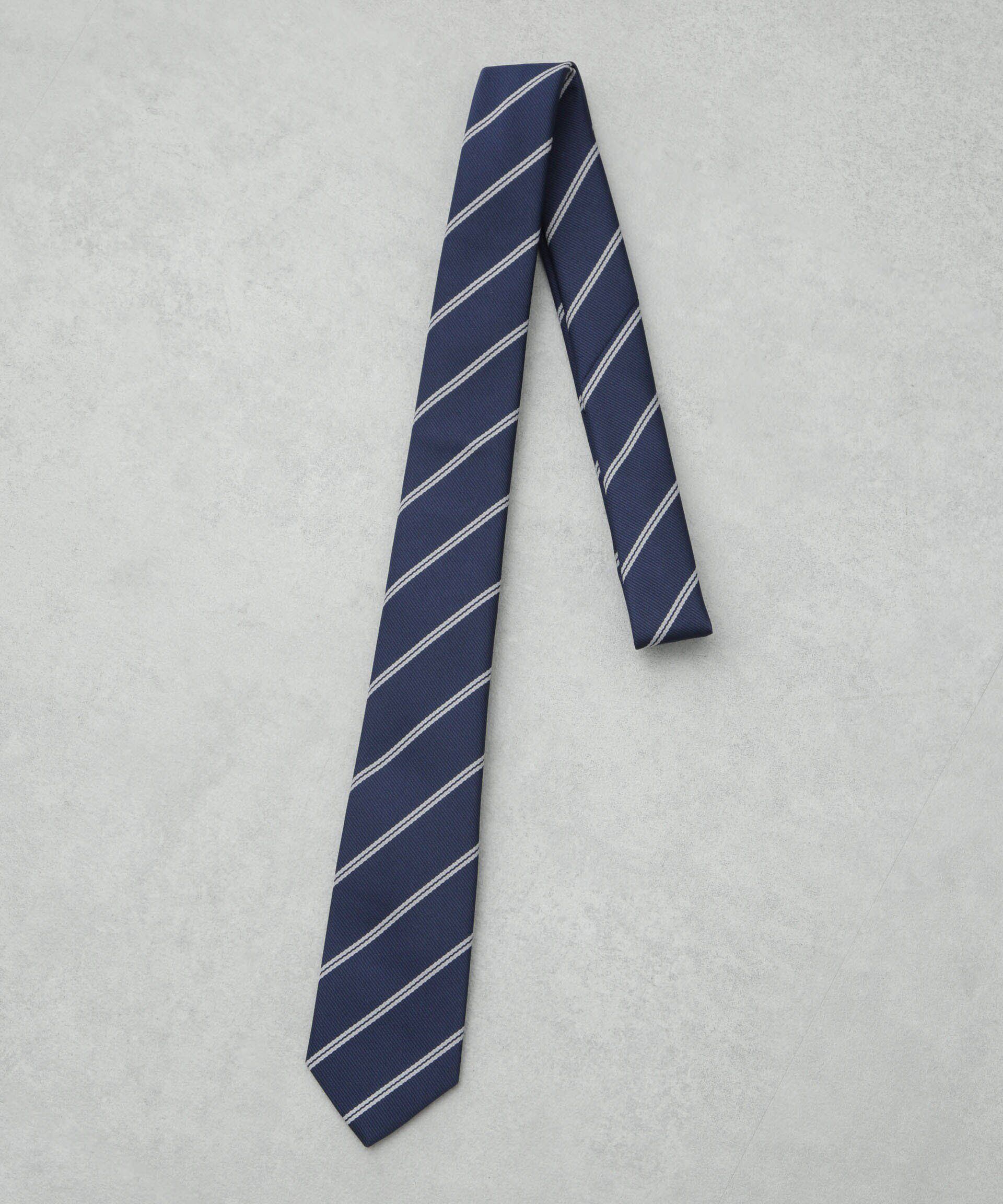 NANO universe「京都ウォッシャブルストライプネクタイ1」|ネクタイ・蝶ネクタイ|