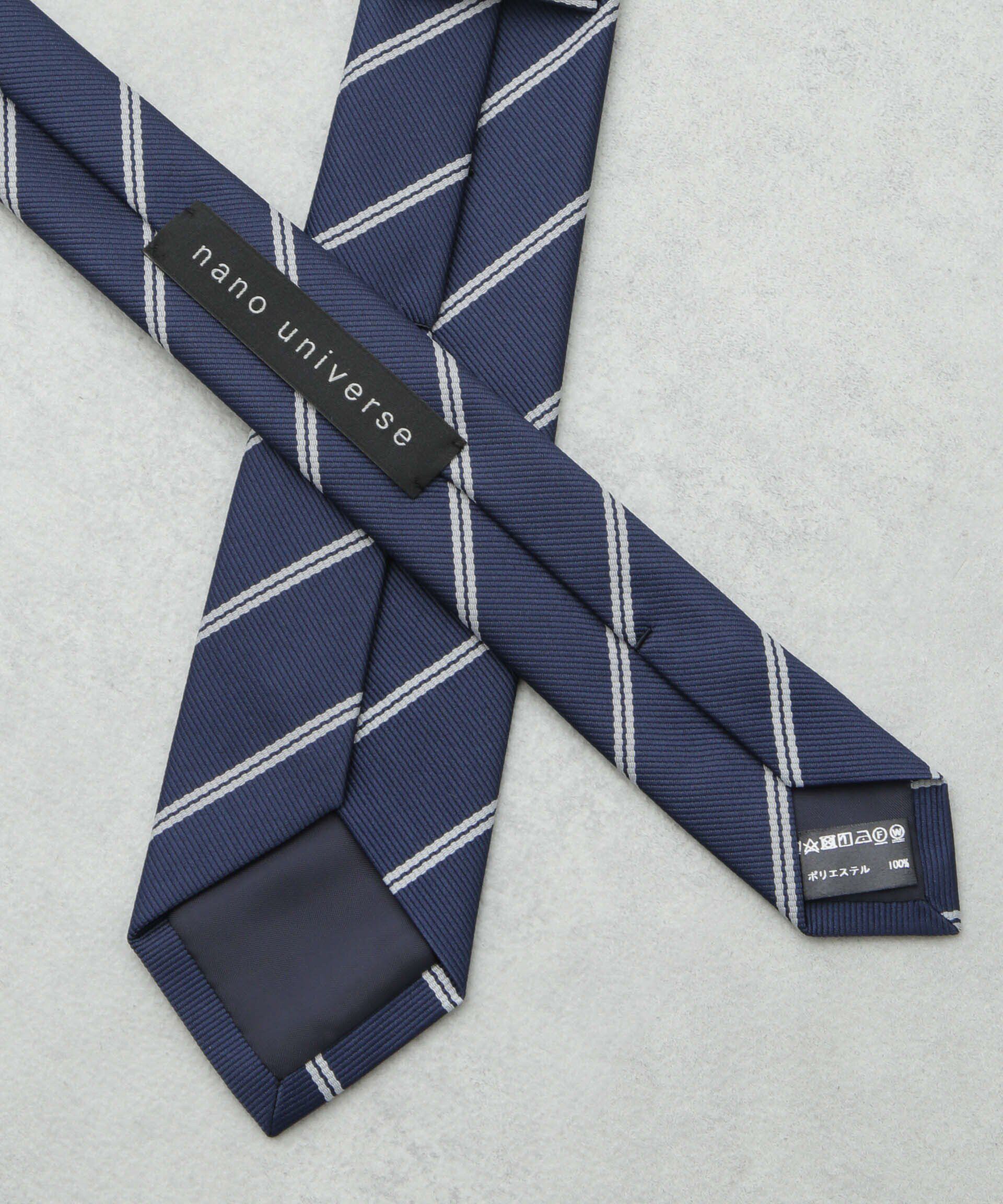 NANO universe「京都ウォッシャブルストライプネクタイ1」|ネクタイ・蝶ネクタイ|