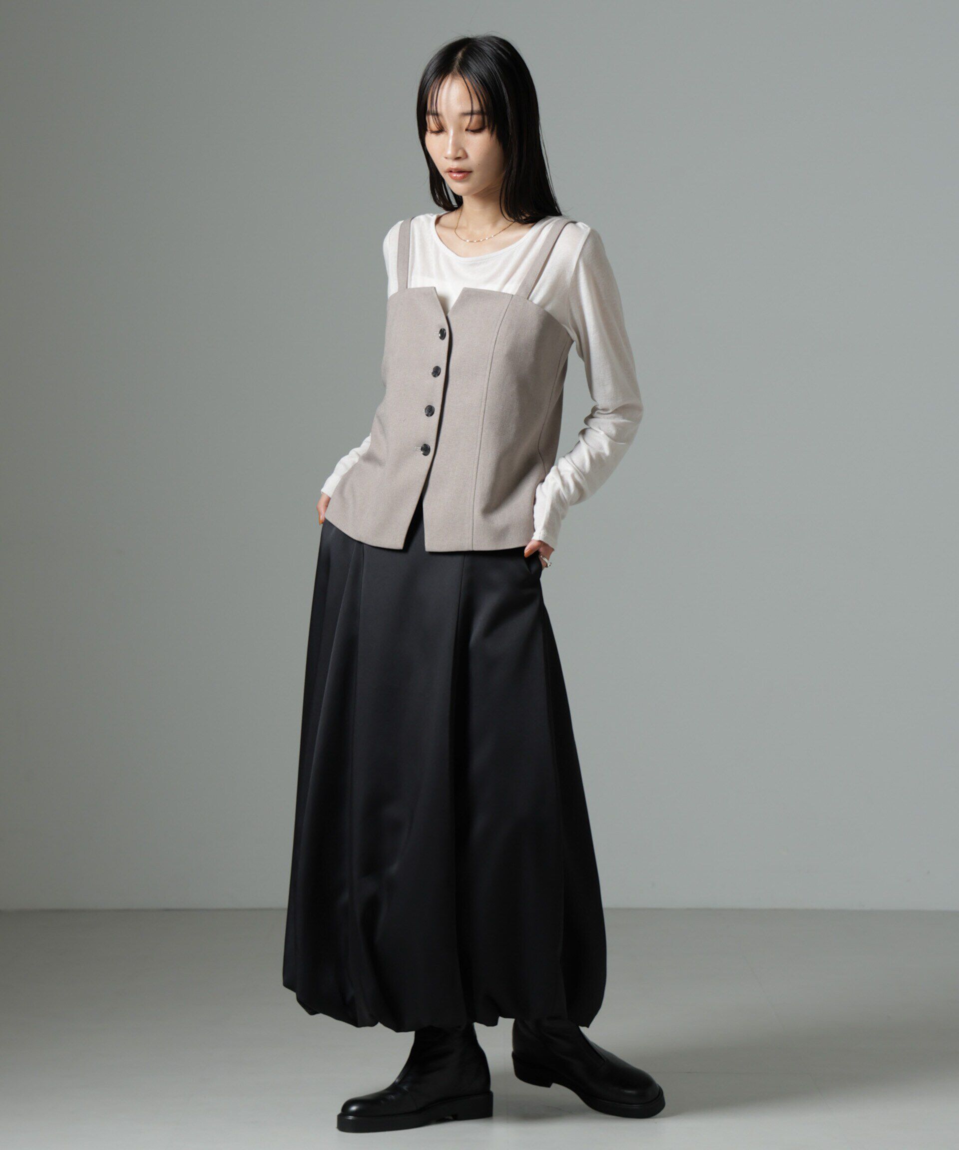 nano･universe「ビスチェパンツセット」|ワンピース|