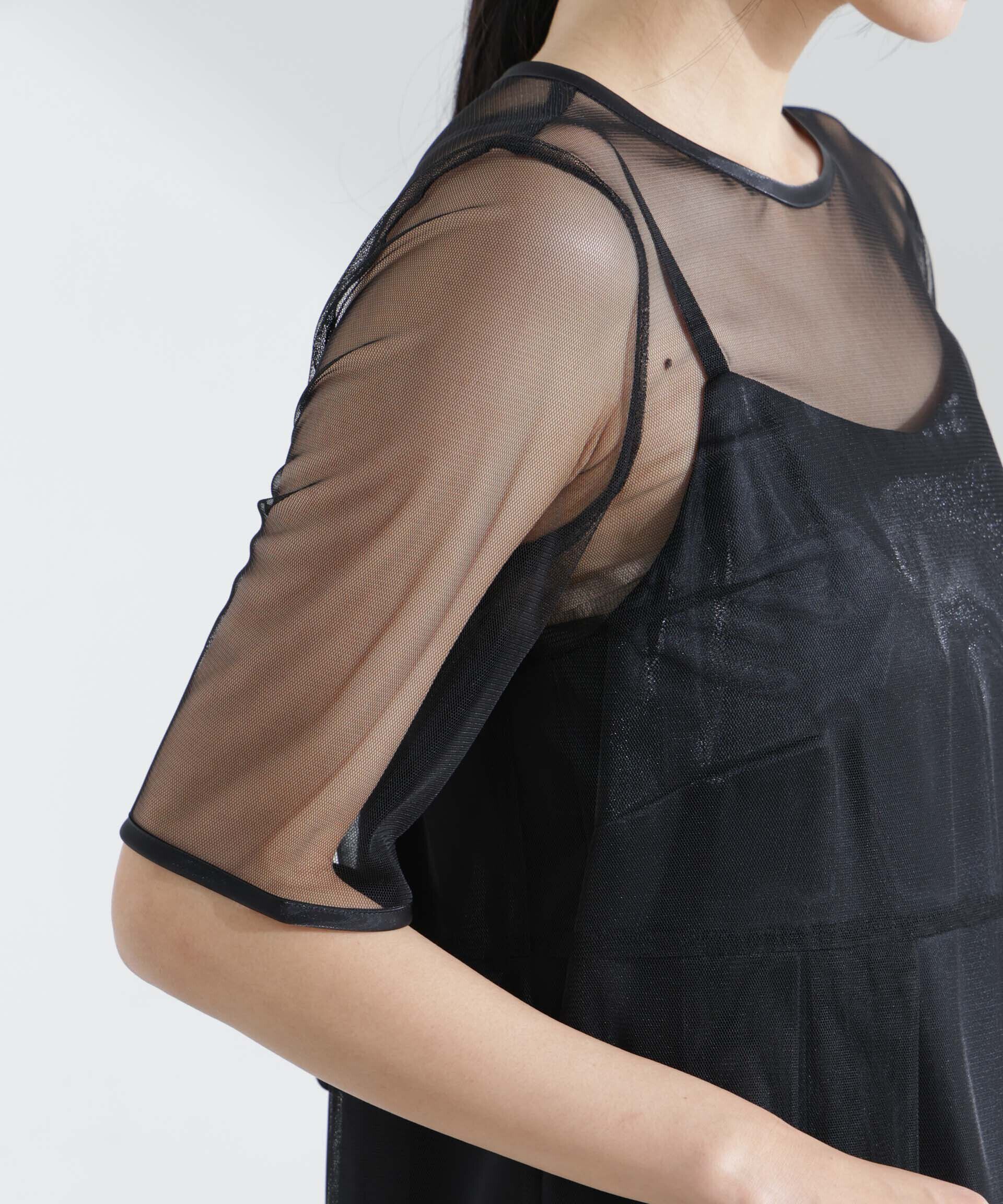 nano･universe「kaene/シャンブレーキャミドッキングドレス」|ワンピース|